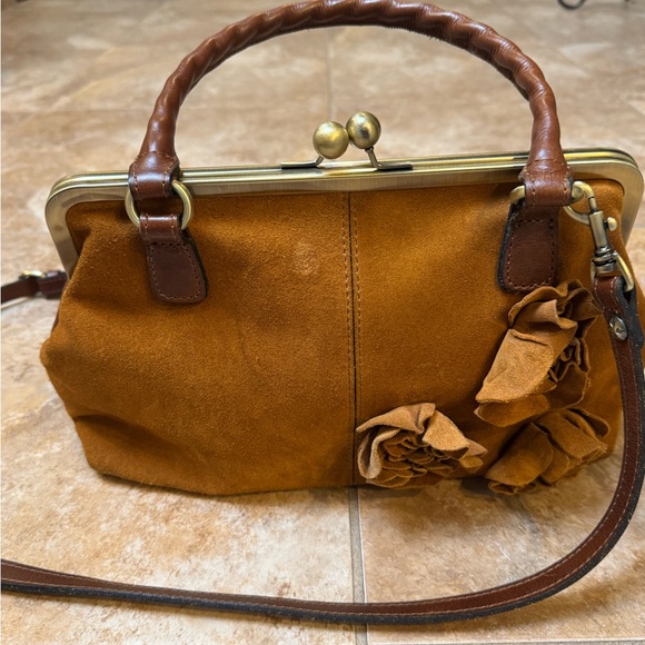 Patricia Nash Tan Leather Crossbody Bag - Picture 1 of 4